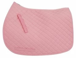 TuffRider Basic Pony Saddle Pad -Equestrian Discount Store TuffRider Basic AP Saddle Pad pink 55219.1495398959