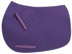 TuffRider Basic Pony Saddle Pad -Equestrian Discount Store TuffRider Basic AP Saddle Pad purple 87033.1495398959