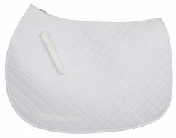 TuffRider Basic Pony Saddle Pad -Equestrian Discount Store TuffRider Basic AP Saddle Pad white 15619.1495398960