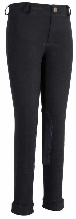 TuffRider Whimsical Horse Embroidered Pull On Jodhpurs -Equestrian Discount Store TuffRider embroidered jods blk 86460.1434986057