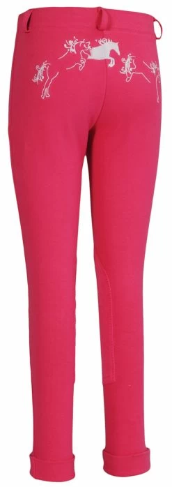 TuffRider Whimsical Horse Embroidered Pull On Jodhpurs