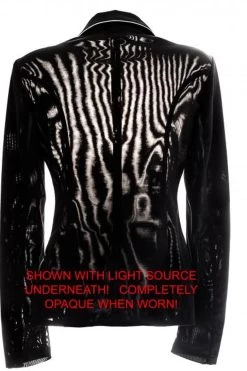 FITS Zephyr II Hunt Show Coat 5 FITS Zephyr II Hunt Show Coat -Equestrian Discount Store a802 back view inner light with text full 83392.1519754526