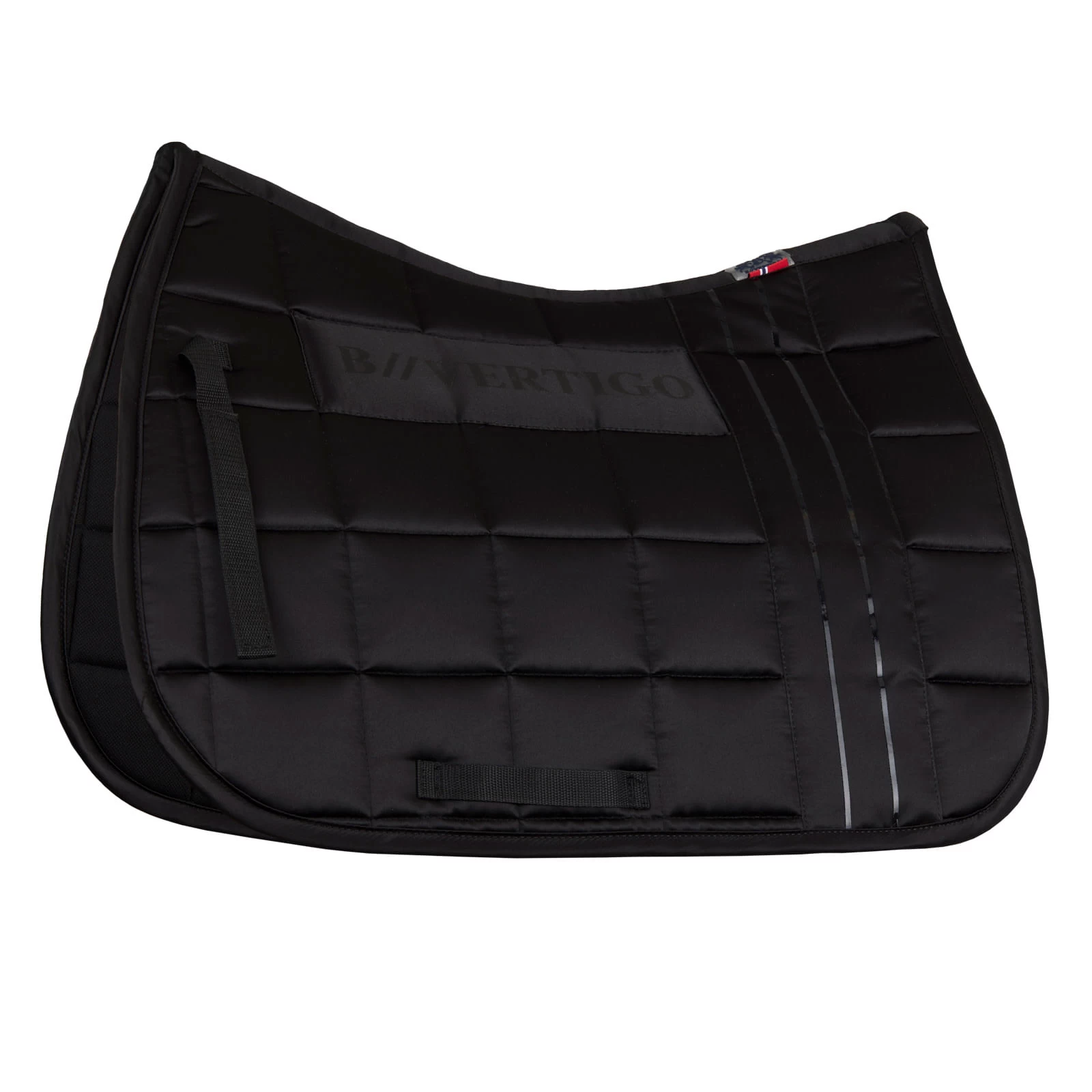 B Vertigo Drew All Purpose Saddle Pad - Black 1 B Vertigo Drew All Purpose Saddle Pad - Black