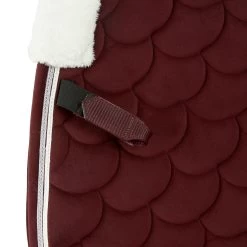 Horze Geneva Dressage Saddle Pad - Merlot