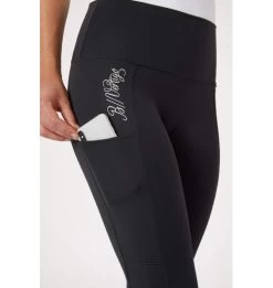 B VERTIGO LARA WOMEN'S HIGH WAIST FULL SEAT TIGHTS -Equestrian Discount Store b vertigo lara women s high waist full seat tights 4