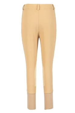 TuffRider® Children's Ribb Knee Patch Breeches 7 TuffRider® Children's Ribb Knee Patch Breeches -Equestrian Discount Store childrens ribb knee patch breeches light tan back 33502.1564004164