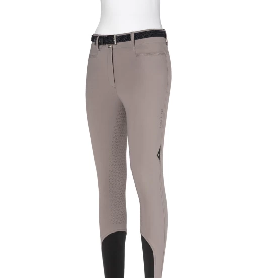 EQUILINE ERICIEFH WOMEN'S HIGH WAISTED EQUESTRIAN BREECHES WITH FULL GRIP 2 EQUILINE ERICIEFH WOMEN'S HIGH WAISTED EQUESTRIAN BREECHES WITH FULL GRIP - Image 2