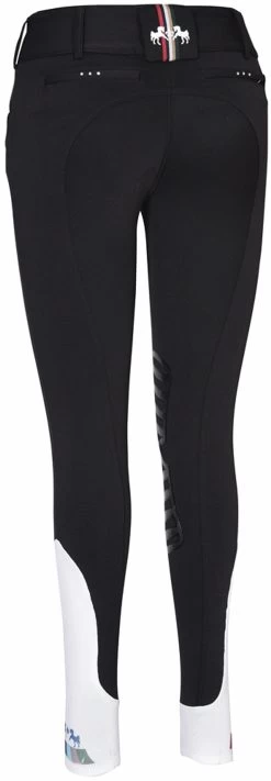 Equine Couture Fiona Breeches -Equestrian Discount Store fiona breeches black back 88859.1602345893