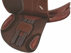 HDR Galia Close Contact Covered Saddle -Equestrian Discount Store galia oakbark inside 33803.1500568359