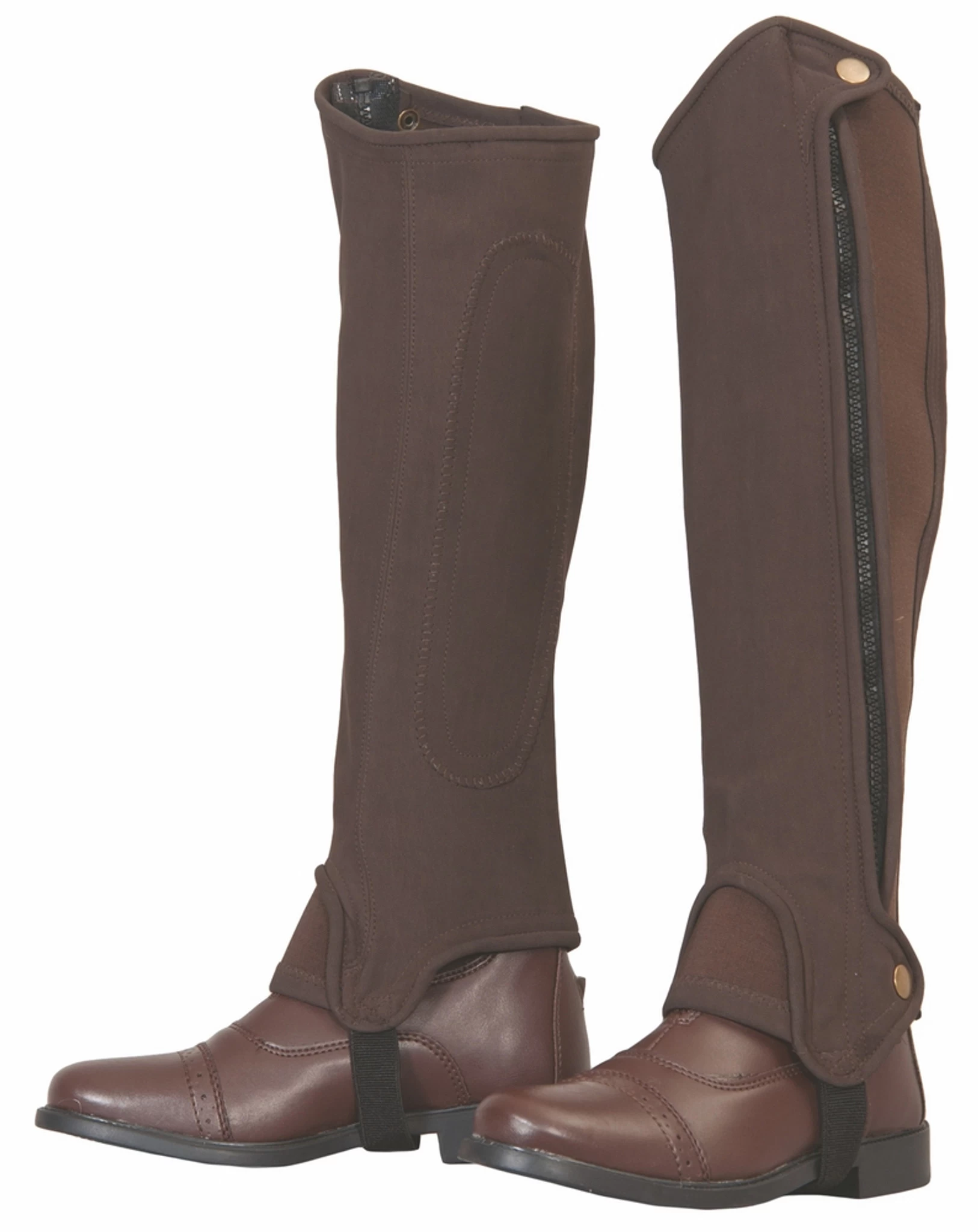 TuffRider Grippy Nubuck Half Chaps 2 TuffRider Grippy Nubuck Half Chaps - Image 2