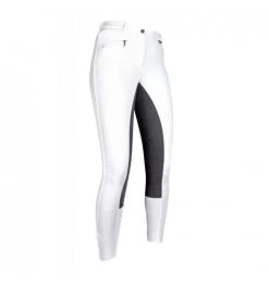 HKM WOMEN'S RIDING BREECHES BASIC BELMTEX GRIP 3/4 SEAT -Equestrian Discount Store hkm women s riding breeches basic belmtex grip 3 4 seat 2
