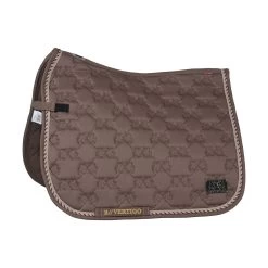 B Vertigo Monaco Dressage Saddle Pad - Shiitake Beige