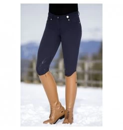 LAURIA GARRELLI WOMEN'S RIDING BREECHES BASIC SILICONE KNEE PATCH -Equestrian Discount Store lauria garrelli women s riding breeches basic silicone knee patch 7