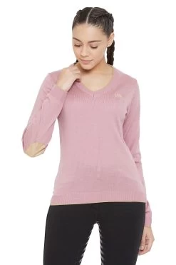 Equine Couture Morgan V-Neck Sweater -Equestrian Discount Store morgan vneck sweater dogman pink 88446.1606152802