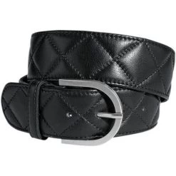 Tailored Sportsman Quilted Leather C Belt