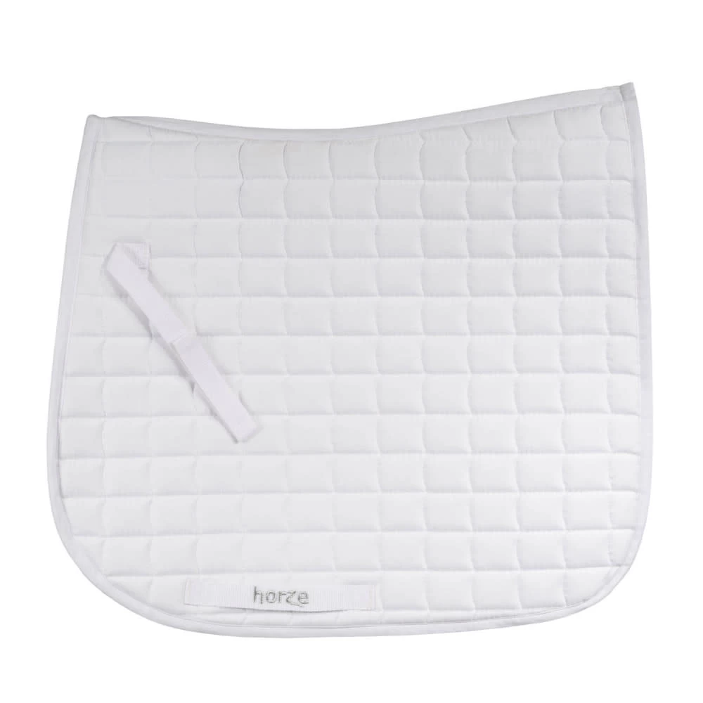 Horze Bristol Dressage Saddle Pad - White 2 Horze Bristol Dressage Saddle Pad - White - Image 2