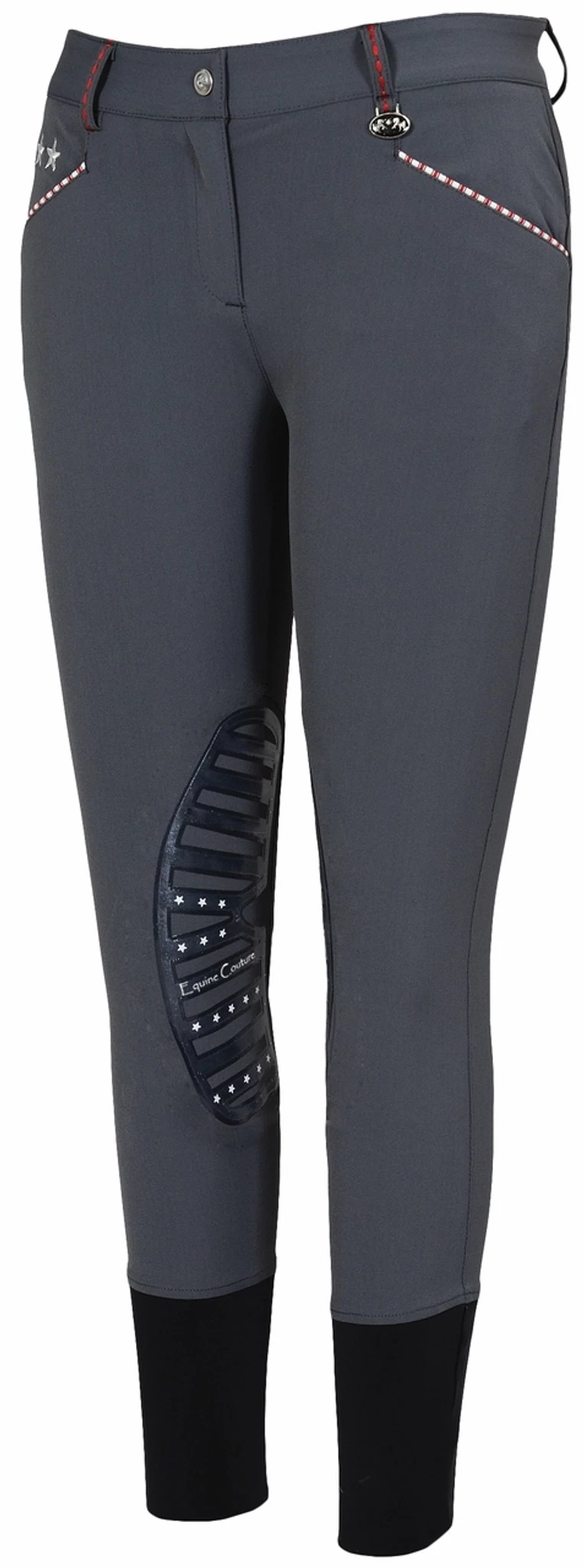 Equine Couture Stars & Stripes Knee Patch Breeches 5 Equine Couture Stars & Stripes Knee Patch Breeches - Image 5