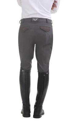 TuffRider Men's Oslo Breeches 6 TuffRider Men's Oslo Breeches -Equestrian Discount Store tuffrider mens oslo breeches charcoal back 23953.1569969120