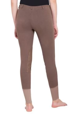TuffRider Starter Low Rise Pull On Breeches -Equestrian Discount Store tuffrider starter low rise pull on breech lava brown back 55902.1563815350