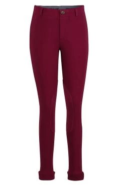 TuffRider Whimsical Horse Embroidered Pull On Jodhpurs -Equestrian Discount Store tuffrider whimsical jodhpurs plum caspia 71456.1556728760