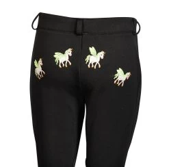 TuffRider Children's Unicorn Unifleece Winter Jodhpurs 6 TuffRider Children's Unicorn Unifleece Winter Jodhpurs -Equestrian Discount Store unicorn winter jodhpurs back closeup 36746.1541099544