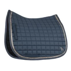 Horze Munich Dressage Saddle Pad W/Metallic Piping - Reflecting Pond -Equestrian Discount Store vkyirghbjhfutdcjqrxo