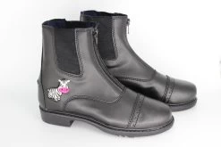 TuffRider Children's Zebra Starter Front Zip Paddock Boots